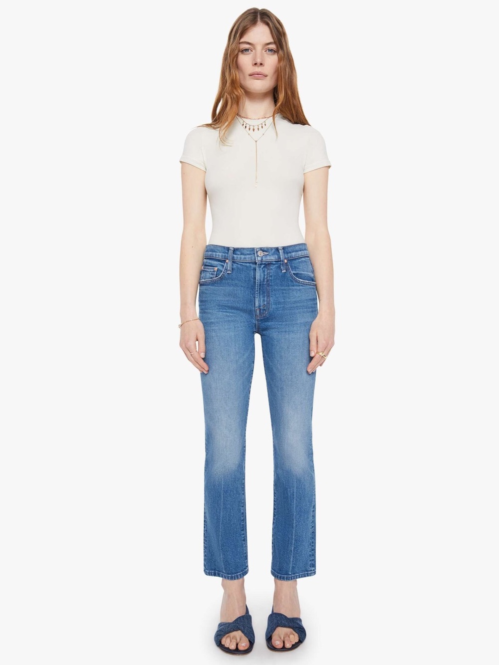 MOTHER Denim The Insider Ankle Size 27